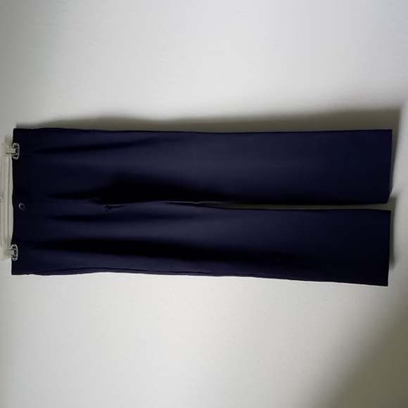 Betabrand Women's Classic Straight Leg Pullon Pants Navy Size Medium Petite - Picture 4 of 16